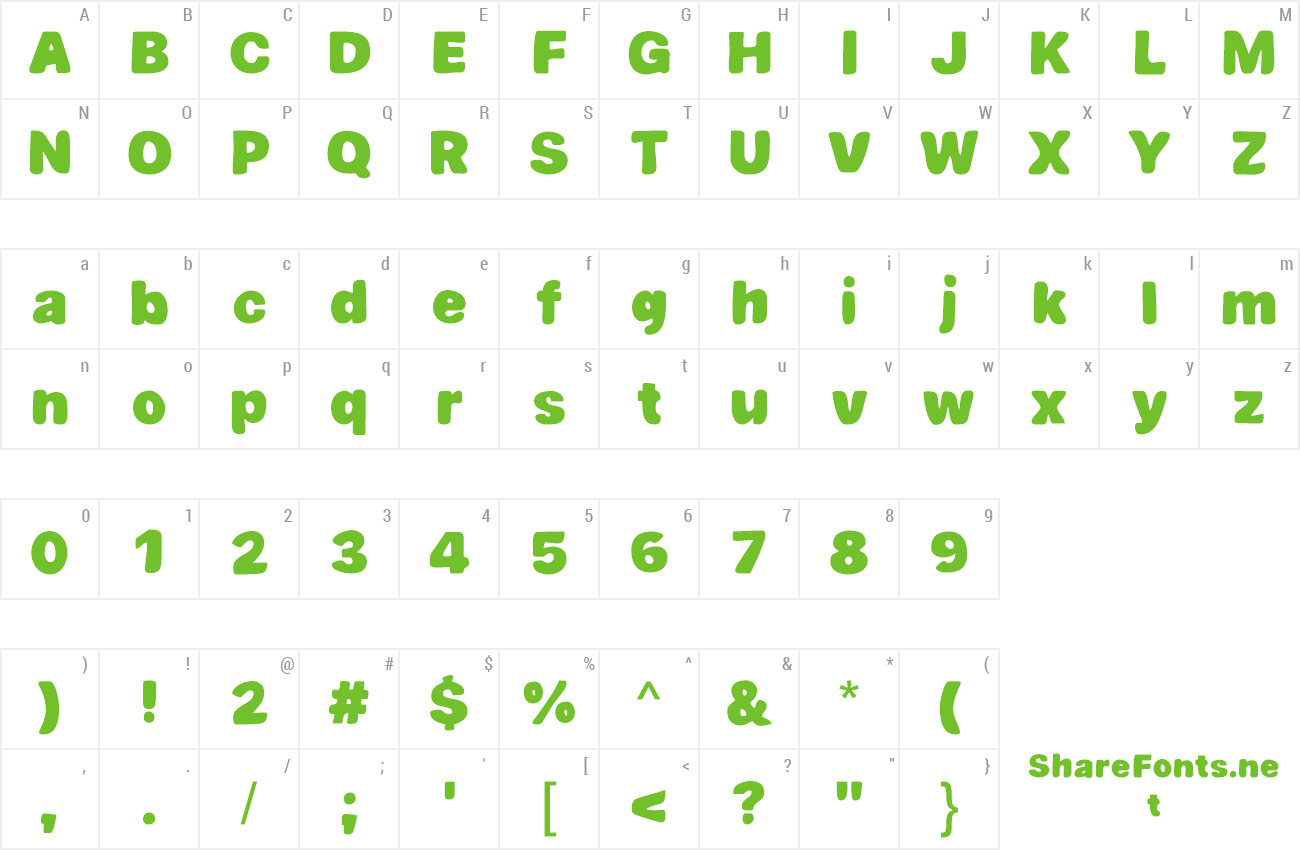 Font Big Monday preview